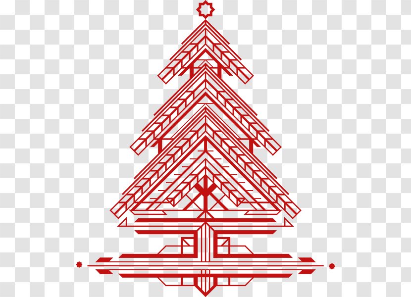 Christmas Tree Ornament Spruce Fir Pattern Transparent PNG