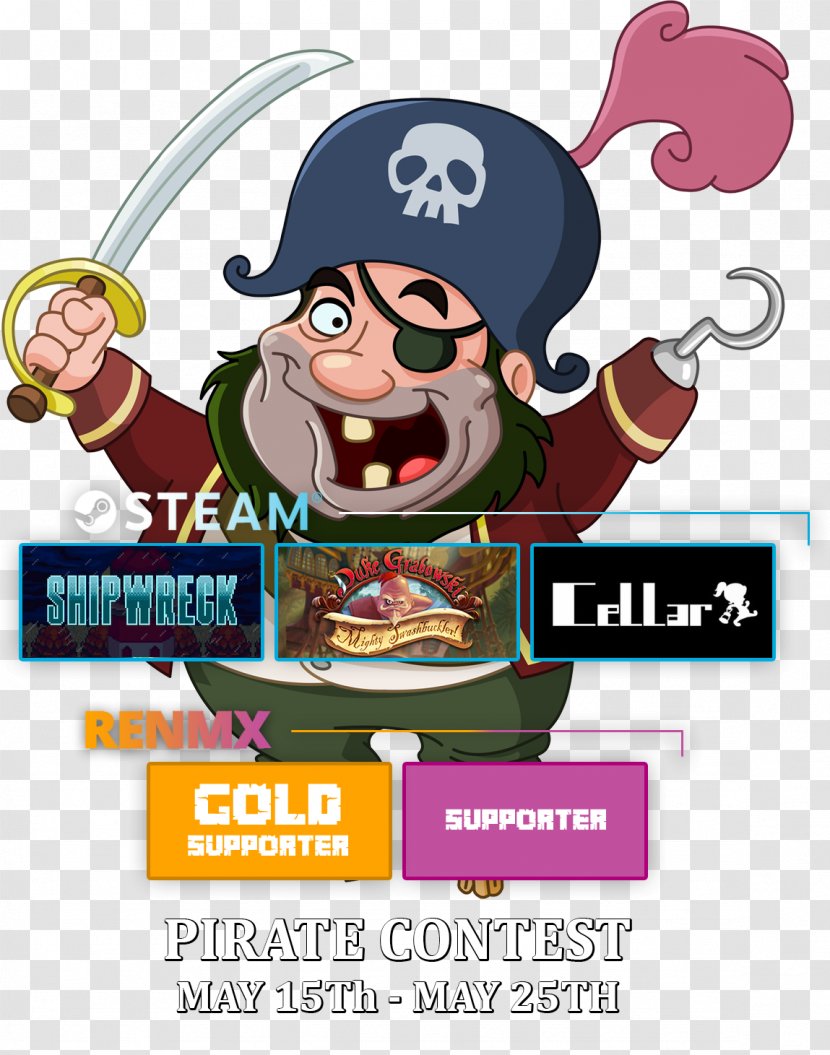 Vector Graphics Royalty-free Pirate Illustration Clip Art - Royaltyfree - Minecraft Ship Room Transparent PNG