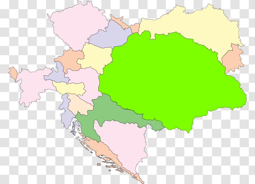Austria-Hungary Austrian Empire Kingdom Of Hungary Lands The Crown Saint Stephen Cisleithania - Greater Transparent PNG