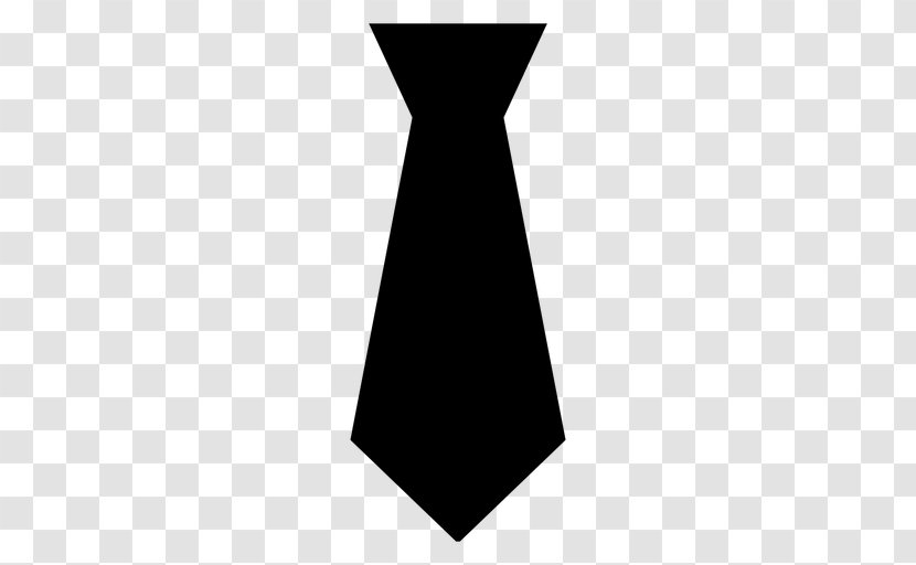 Necktie Dress Angle - Black Bow Tie Transparent PNG
