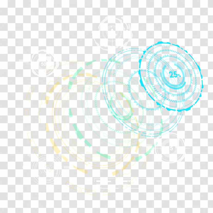 Green Circle Illustration - Overlapping Circles Creative Level Transparent PNG