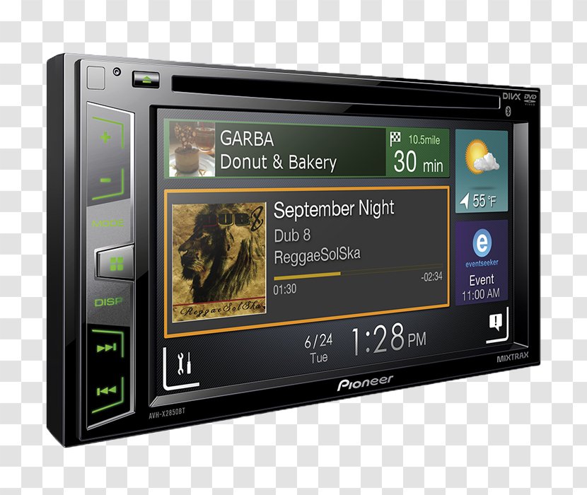 ISO 7736 Vehicle Audio DVD Radio Receiver Tuner - Multimedia - Itunes Transparent PNG