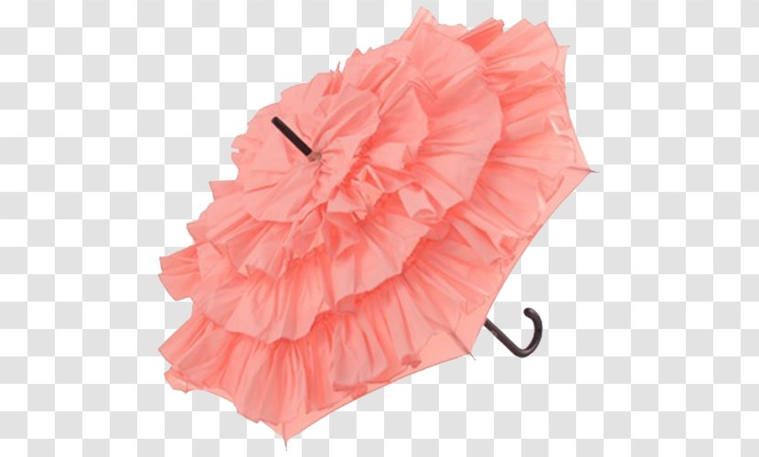 Umbrella Rain Fashion Accessory Designer - Peach - Pink Transparent PNG