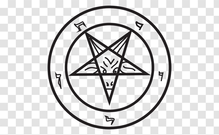 Pentacle Invertit - Devil - Satanic Transparent PNG