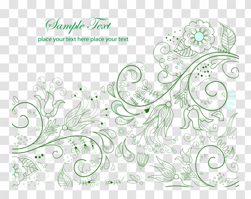 Green - Text - Pattern Vector Transparent PNG
