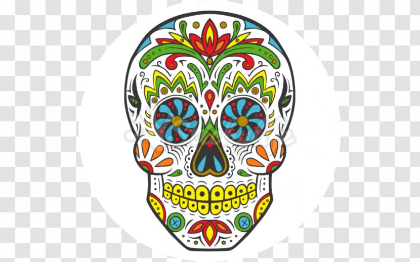 Calavera Day Of The Dead Mexico Skull Mexican Cuisine - Tattoo - Sugar Transparent PNG