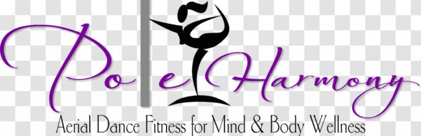 Logo Pole Dance Font - Violet - Dancer Transparent PNG