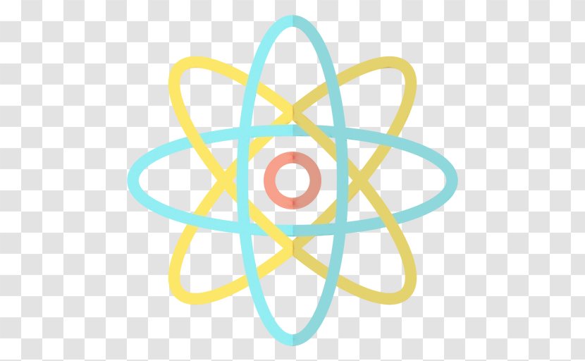 Chemistry Cartoon - Atom - Yellow Atomic Energy Transparent PNG