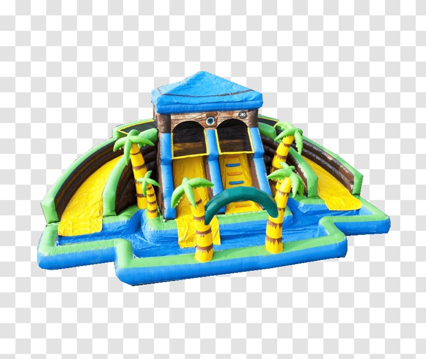 Inflatable Bouncers Water Park Slide - Playground Transparent PNG
