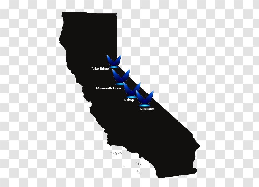 California Vector Map Transparent PNG