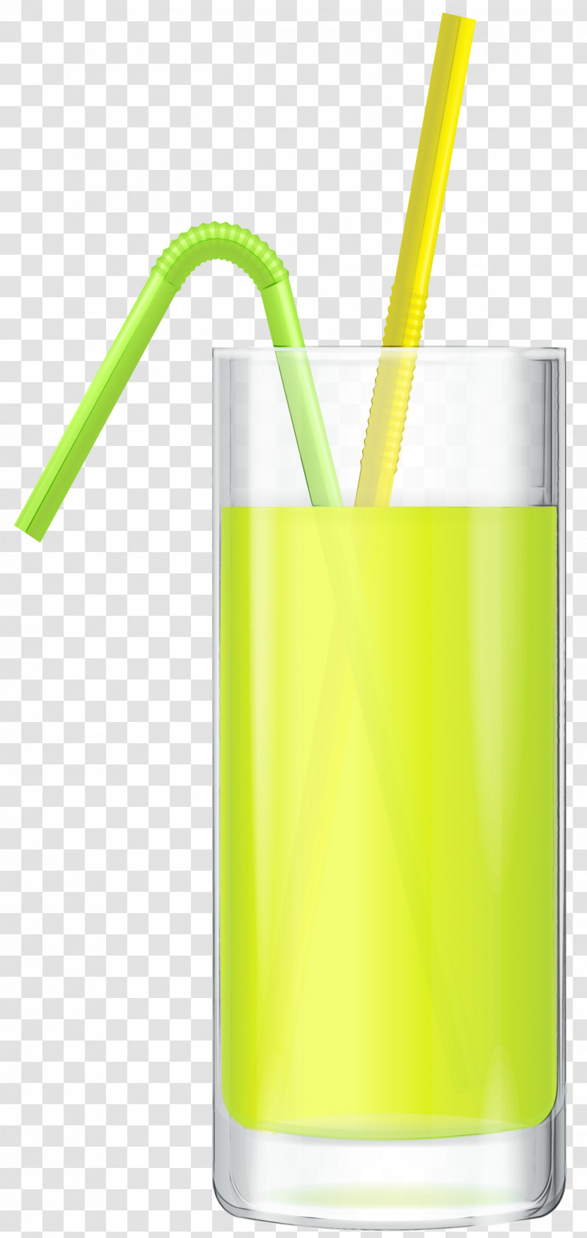 Drinking Straw Yellow Drink Straw Party Supply Transparent PNG