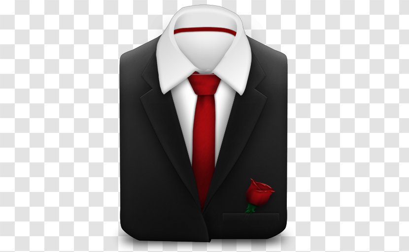 Necktie Suit Black Tie Bow Icon - Business Transparent PNG