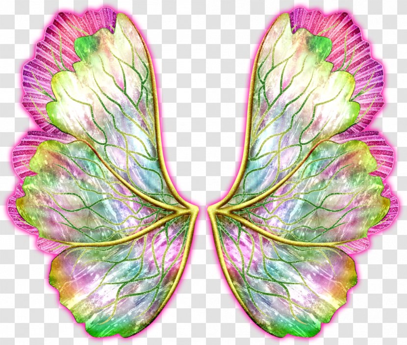 Flora Bloom Musa Tecna Aisha - Deviantart - Butterfly Wallpaper Download Transparent PNG