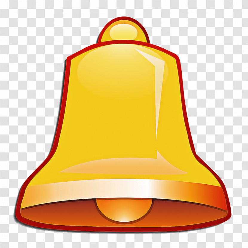 Bell Cone Yellow Handbell Ghanta Transparent PNG