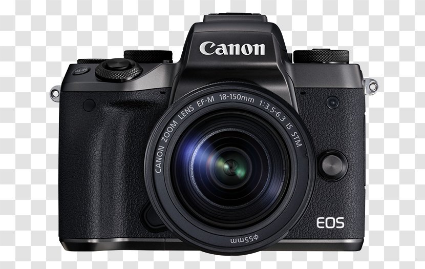 Canon EF-M 18–150mm Lens Eos M5 With 18-150mm 15–45mm Mirrorless Interchangeable-lens Camera Mount - Digital Slr - Cheapest G7x Prize Transparent PNG