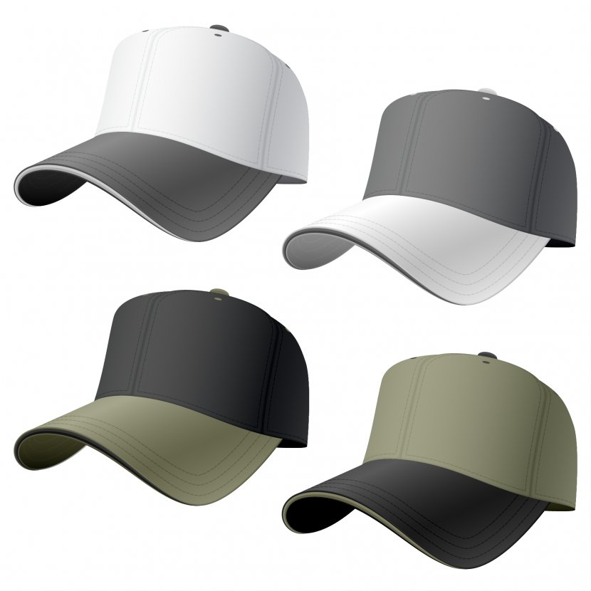 Hat Baseball Cap T-shirt - Visor - Hand-painted Vector Transparent PNG