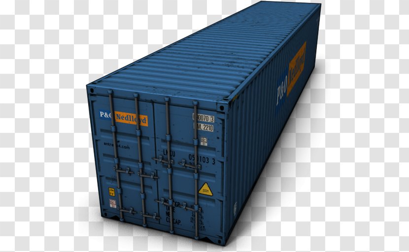 Intermodal Container Ship Cargo - Hapaglloyd - Blue Icon Transparent PNG