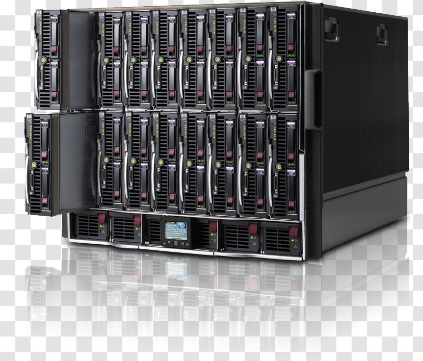 Hewlett-Packard HP BladeSystem ProLiant Blade Server Computer Servers - Electrical Enclosure - Hewlett-packard Transparent PNG
