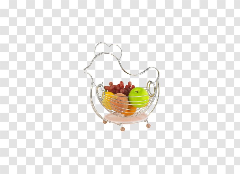 Basket Of Fruit Gift Bowl Stainless Steel - Color Decorated Living Room Chick Transparent PNG