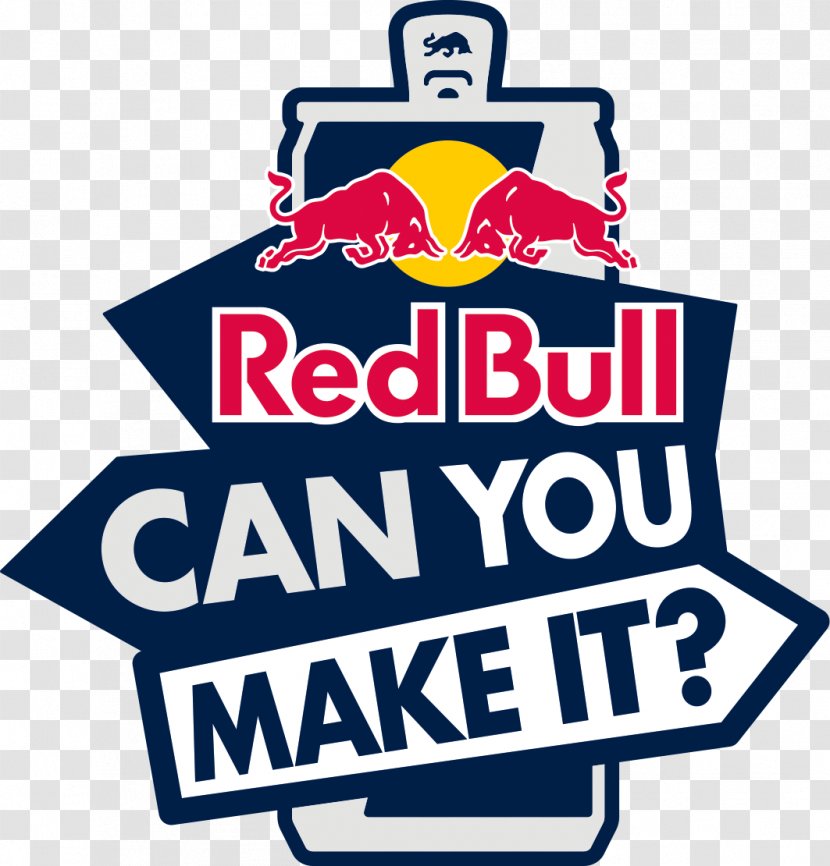 Red Bull Can You Make It Brand Logo Clip Art - Decal Transparent PNG