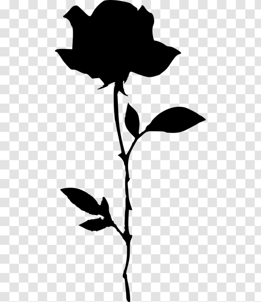 Drawing Rose Clip Art - Flora - Nature Silhouette Transparent PNG