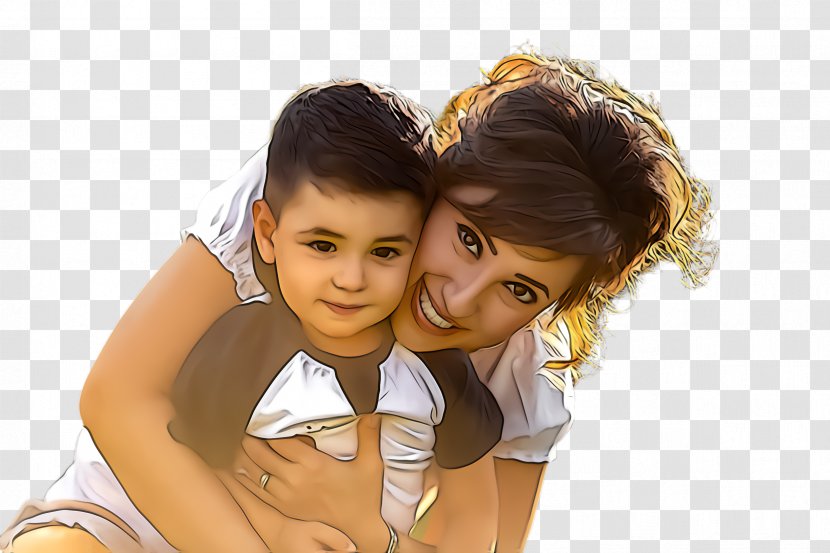 Skin Forehead Cheek Hug Interaction - Love Smile Transparent PNG