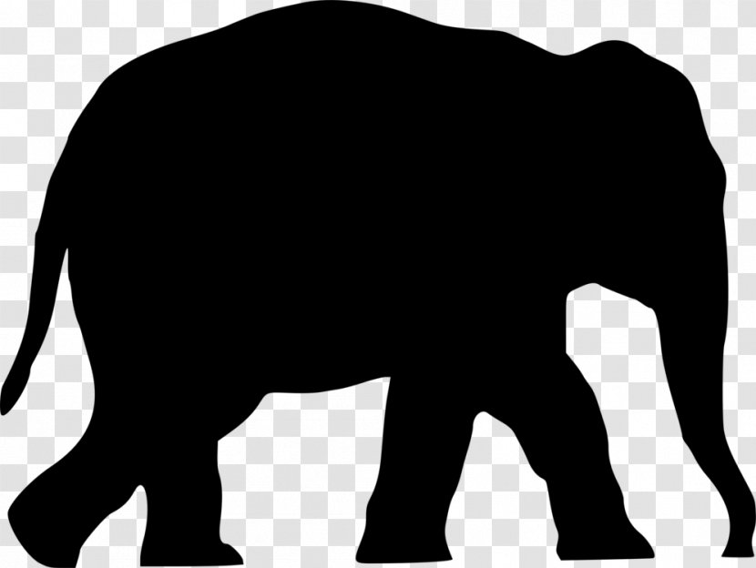Elephant Background - Drawing - Tail Line Art Transparent PNG