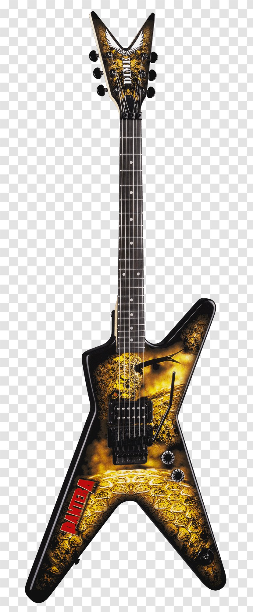 Dean Guitars ZX ML Razorback Musical Instruments - Cartoon Transparent PNG