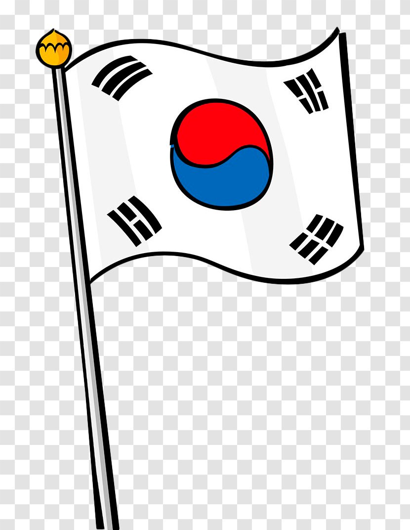 Flag Of South Korea Stock Photography - Text - Hand Painted Korean Transparent PNG