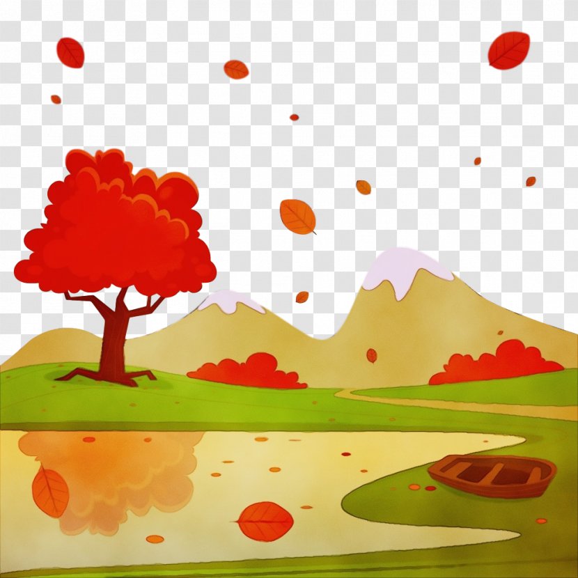 Red Plant - Paint Transparent PNG