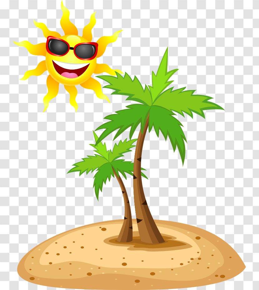 Royalty-free Photography Clip Art - Cartoon - Vector Sun Wearing Sunglasses Transparent PNG