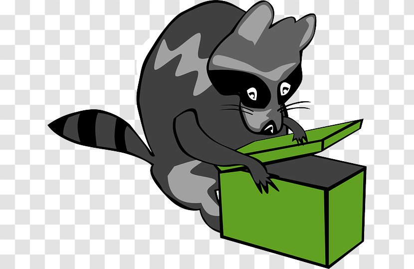 Download Clip Art - Cat - Cartoon Raccoon Transparent PNG