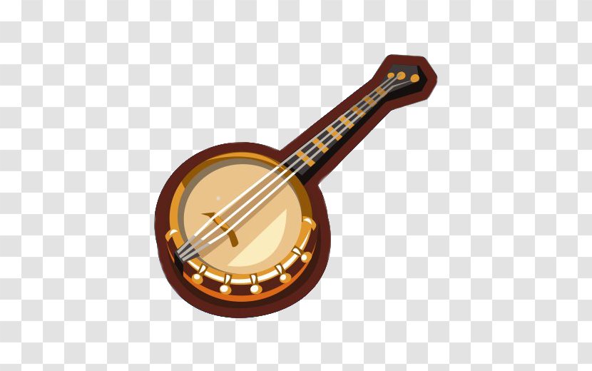 Ukulele Musical Instruments Banjo Uke String - Silhouette Transparent PNG