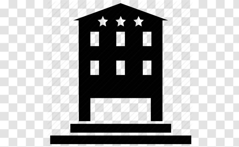 Hotel Icon Accommodation Iconfinder - Black - In Transparent PNG