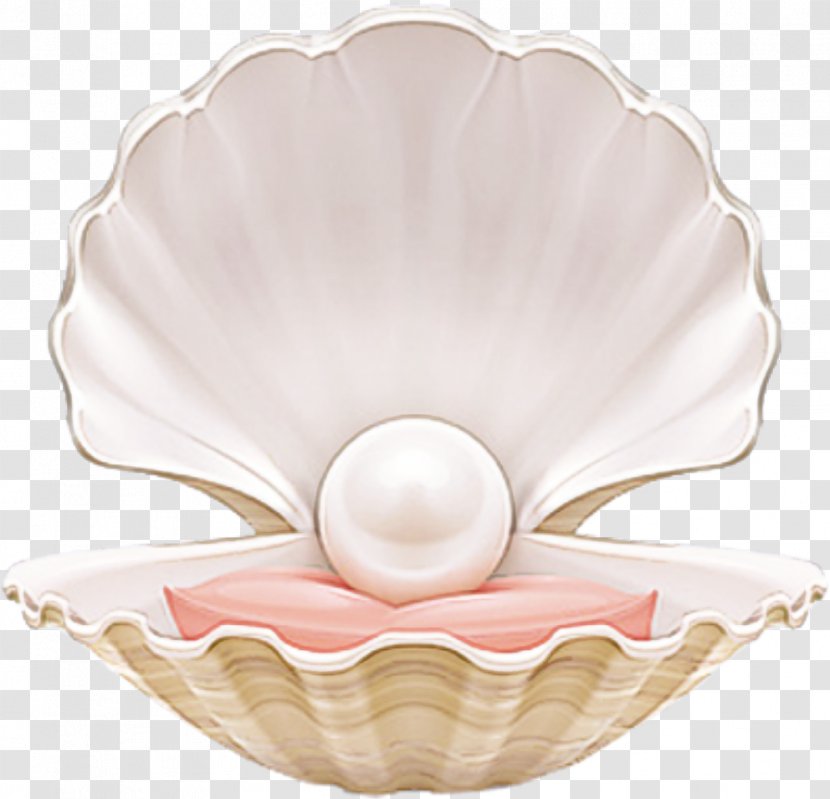 Pink Pearl Tableware Bivalve Natural Material - Bowl Petal Transparent PNG