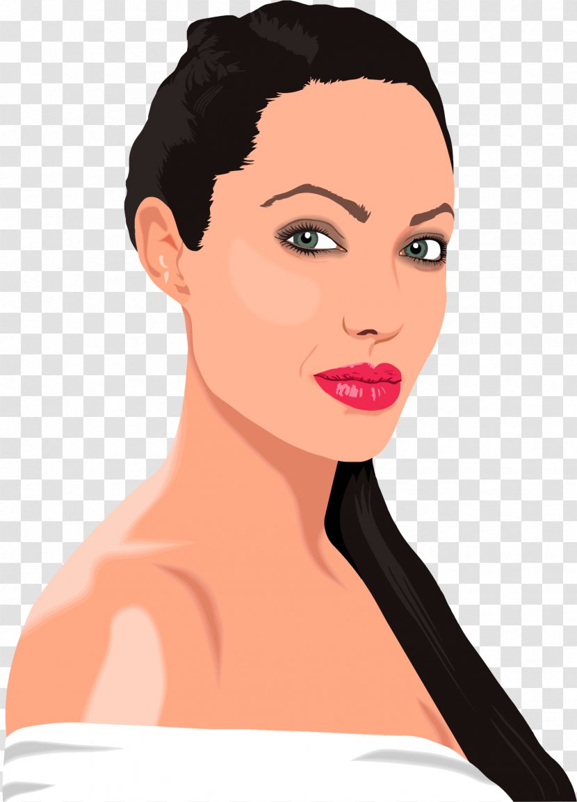 Angelina Jolie Actor Celebrity Clip Art - Flower Transparent PNG