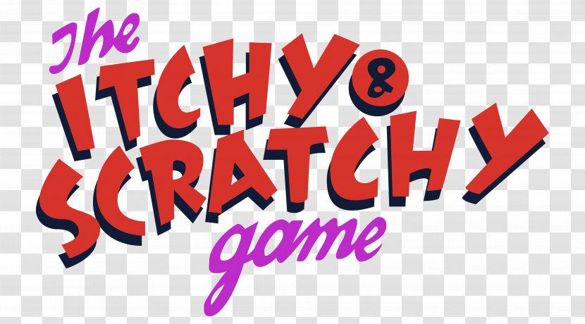 The Itchy & Scratchy Game Logo Brand Font - Area - Movie Transparent PNG