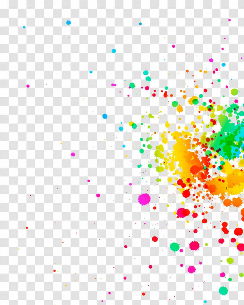 Color Splash Screen Malermester - Poster - Happy Holi Transparent PNG