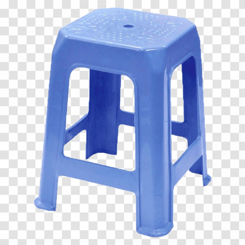 Plastic Stool Chair Furniture Blue - Material Transparent PNG