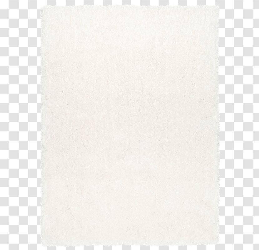 Textile Material Rectangle - White Carpet Transparent PNG