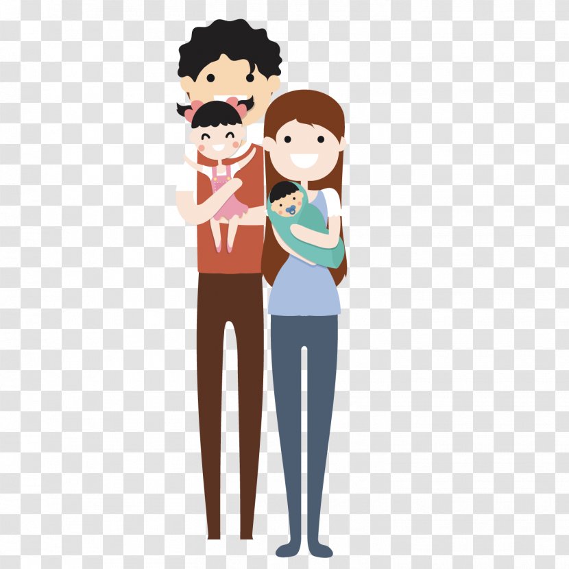 Family Child - Cartoon - Happy One Transparent PNG