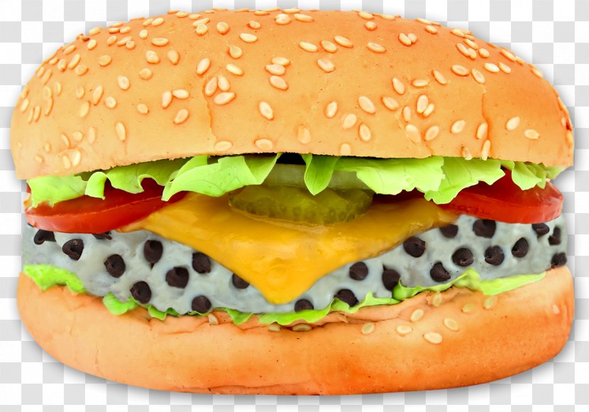 Hamburger Cheeseburger Veggie Burger Chicken Sandwich - Hamburger, Image Mac Transparent PNG