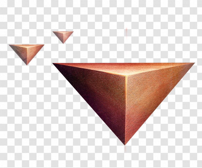 Triangle Pyramid - Resource - Three-dimensional Geometry Transparent PNG