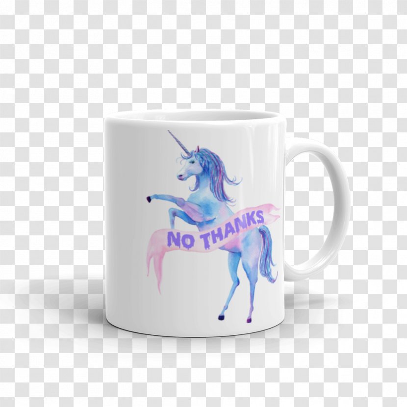 Unicorn Watercolor Painting Mug Towel Beach - Drinkware Transparent PNG