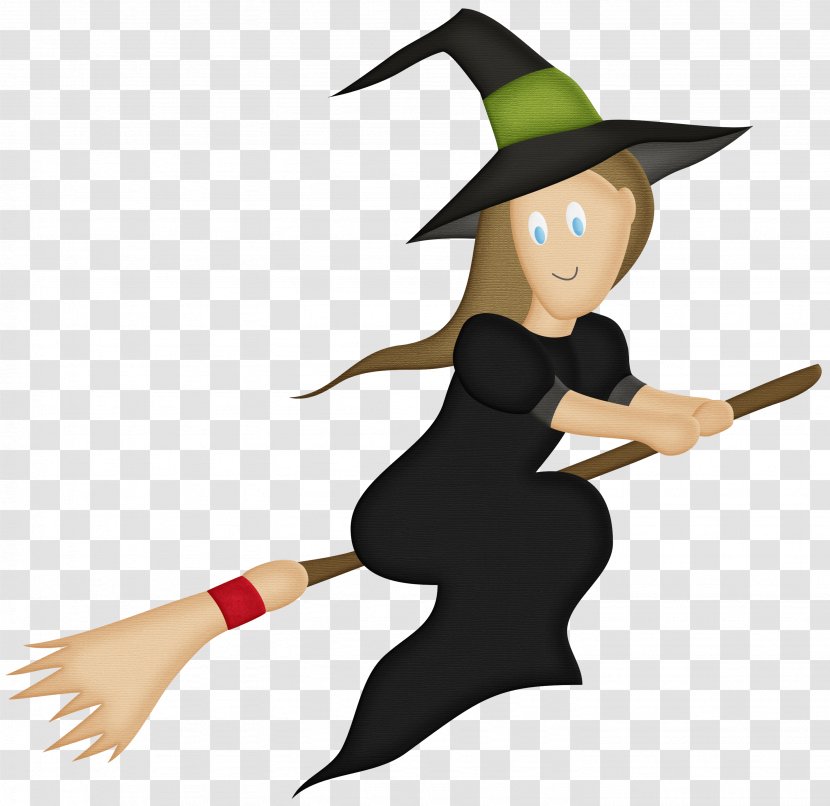 Witchs Broom Boszorkxe1ny Magic - Heart - Witch Riding A Transparent PNG