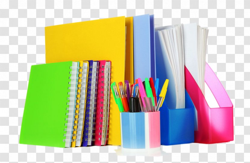 Paper Office Supplies Stationery File Folders - Stationary Transparent PNG