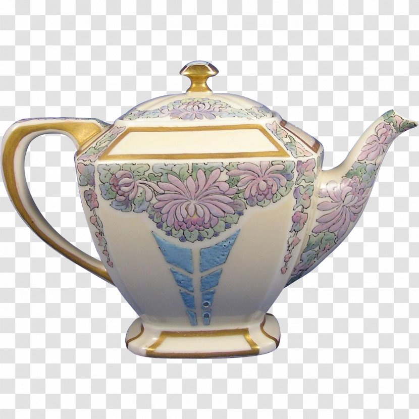Tableware Teapot Ceramic Saucer Kettle - Dishware - Flagon Transparent PNG