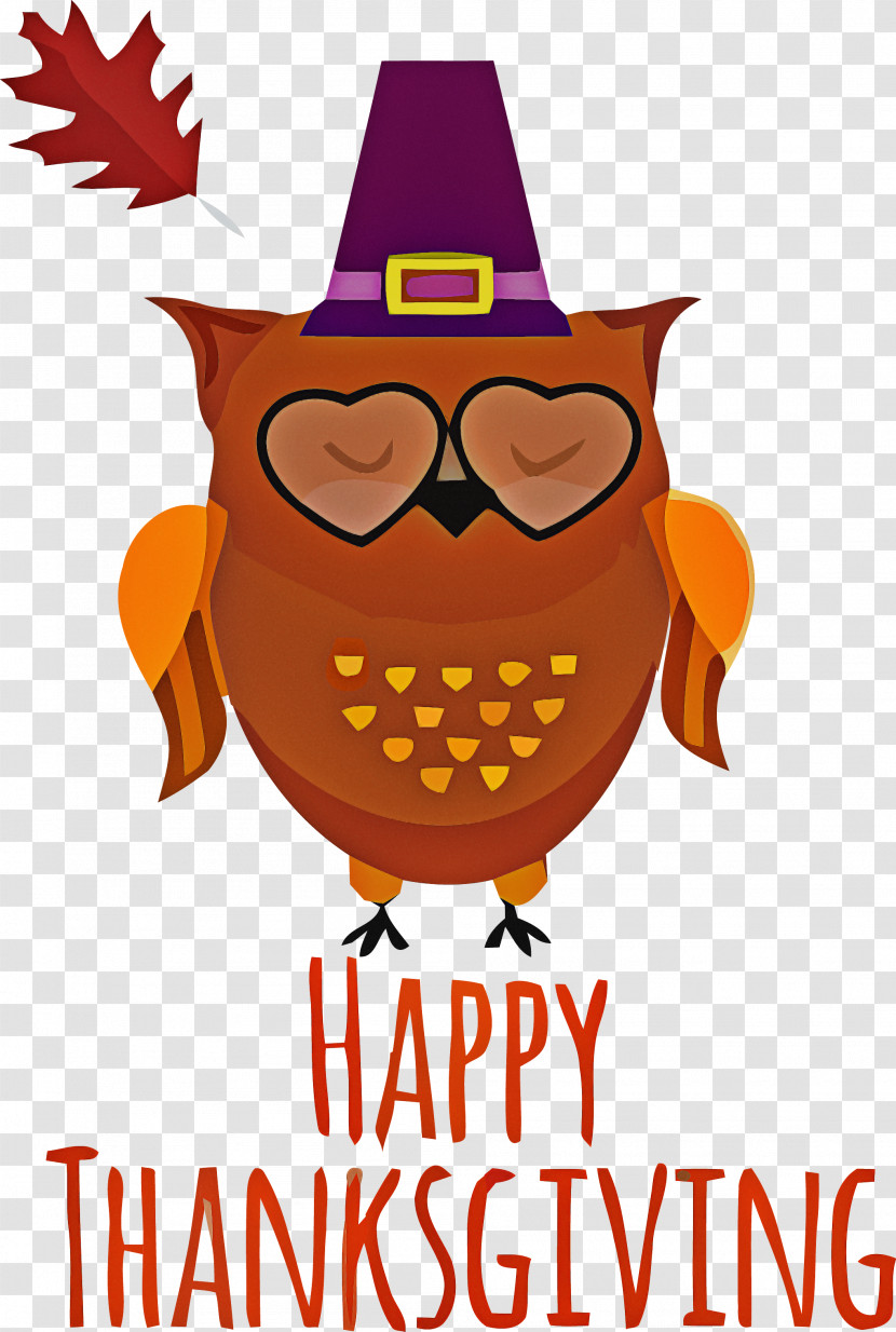 Cartoon Owl Bird Bird Of Prey Logo Transparent PNG