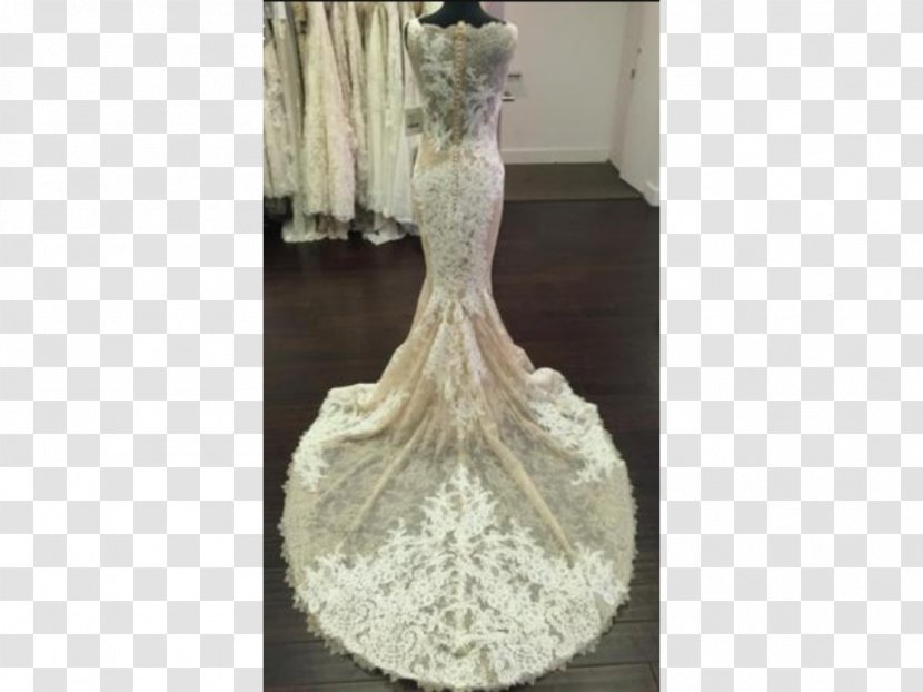 Wedding Dress Ivory Train Pronovias Transparent PNG