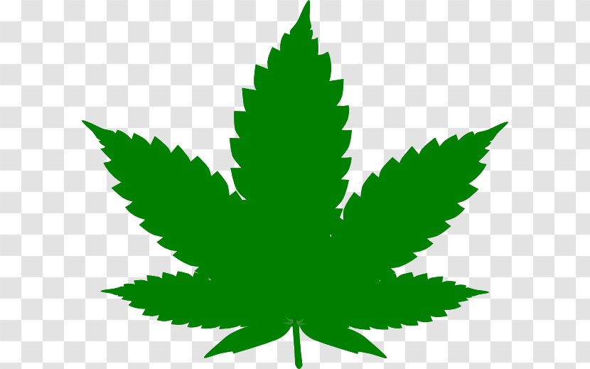 Cannabis Sativa Clip Art Leaf Hashish - Plant Transparent PNG